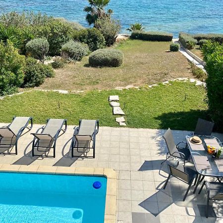 Amazing Front Line Villa In Coral Bay Peyia Esterno foto